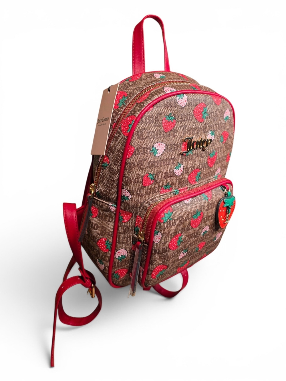 Kids Juicy Couture Strawberry Print Backpack NWT! - Picture 4 of 8
